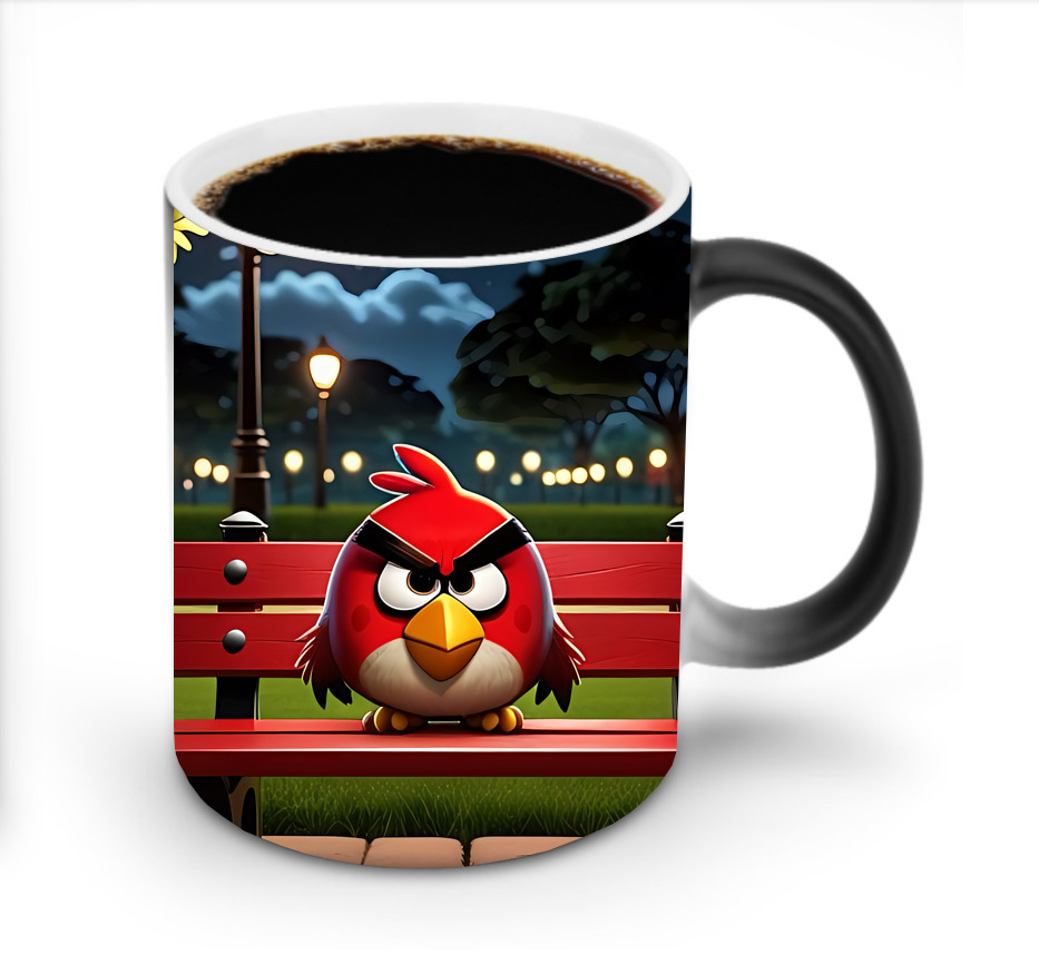 （画像用） Angry Birds アングリーバード 温度変色マグカップ