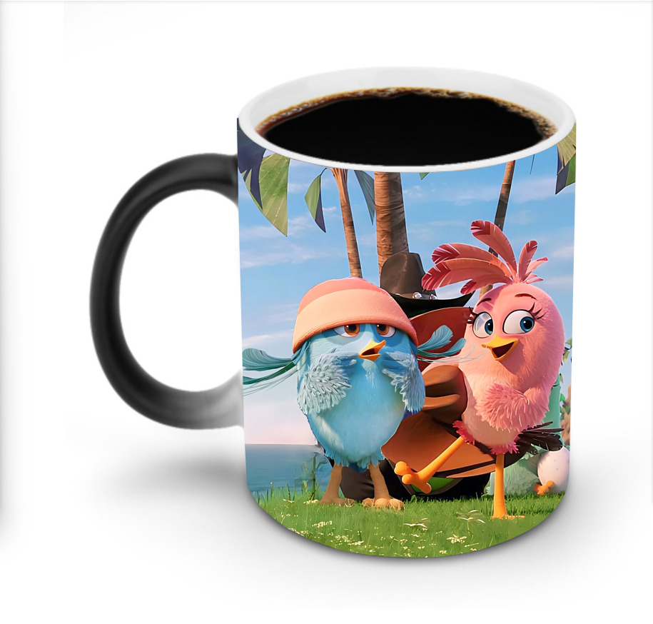 （画像用） Angry Birds アングリーバード 温度変色マグカップ