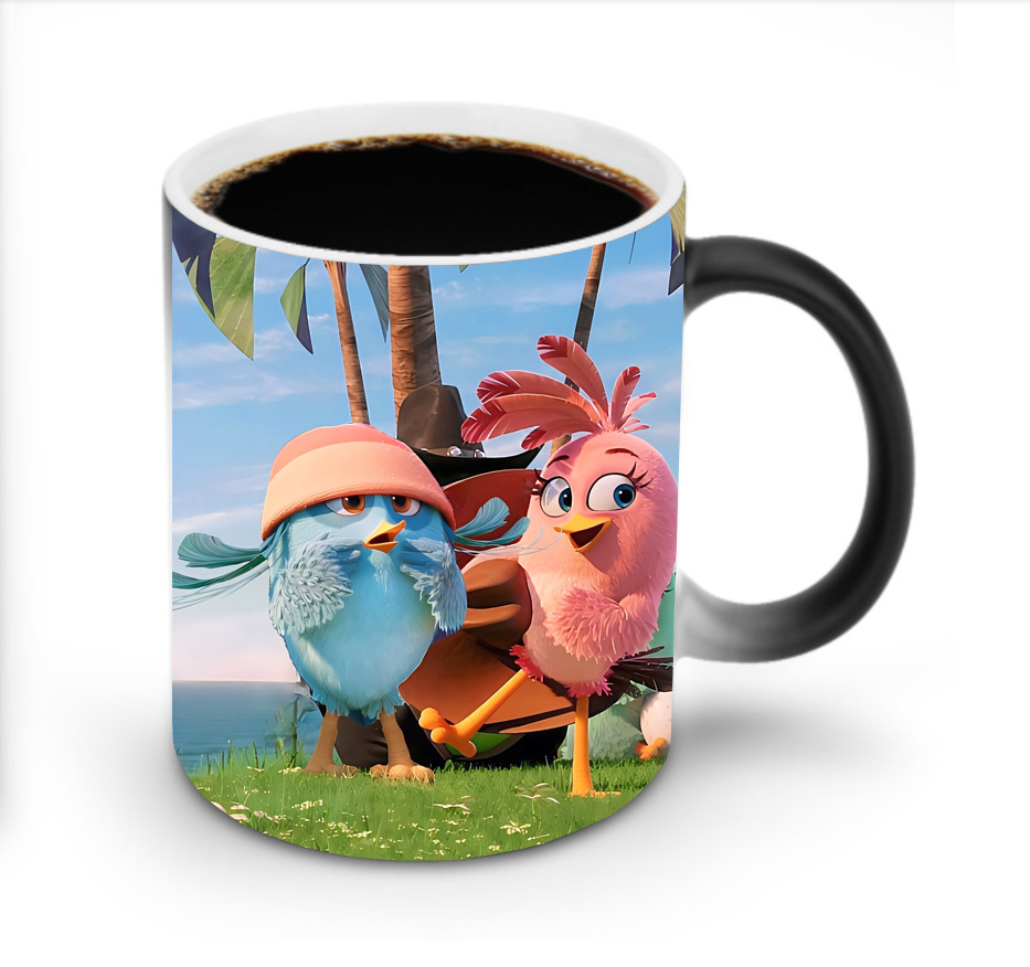 （画像用） Angry Birds アングリーバード 温度変色マグカップ