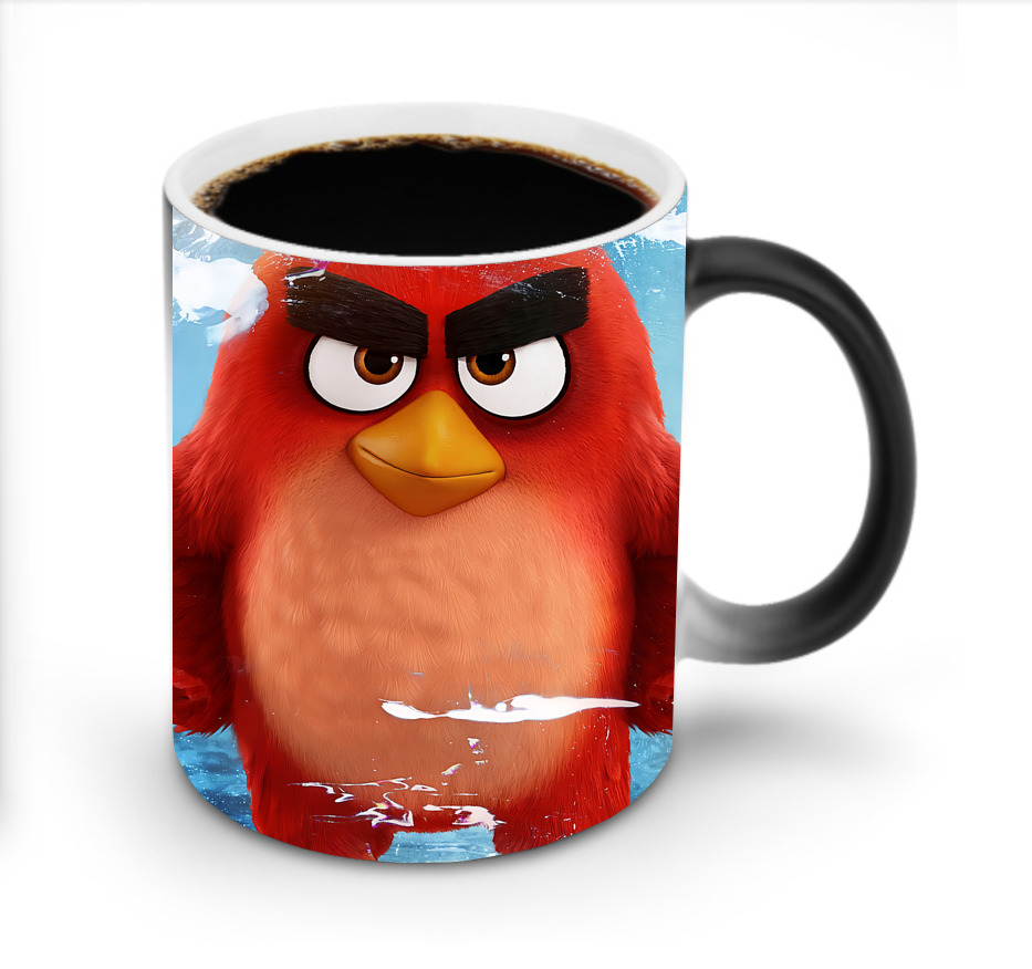 （画像用） Angry Birds アングリーバード 温度変色マグカップ