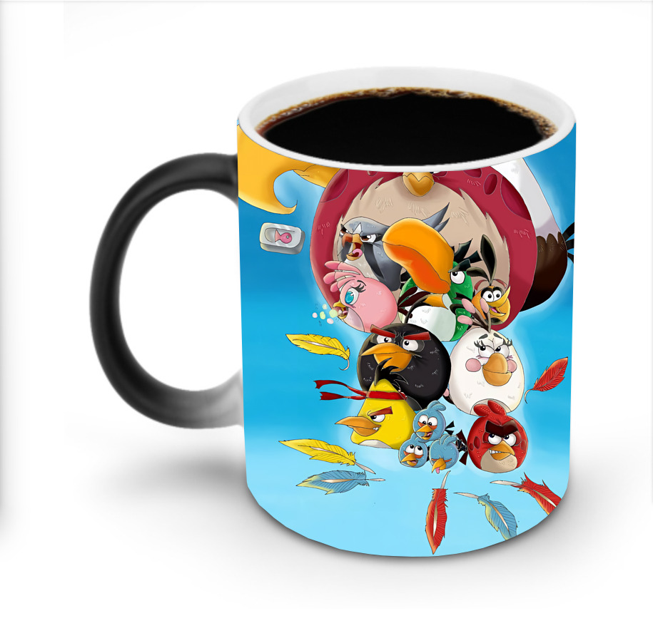 （画像用） Angry Birds アングリーバード 温度変色マグカップ