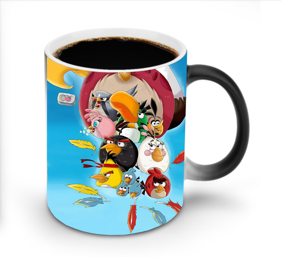 （画像用） Angry Birds アングリーバード 温度変色マグカップ
