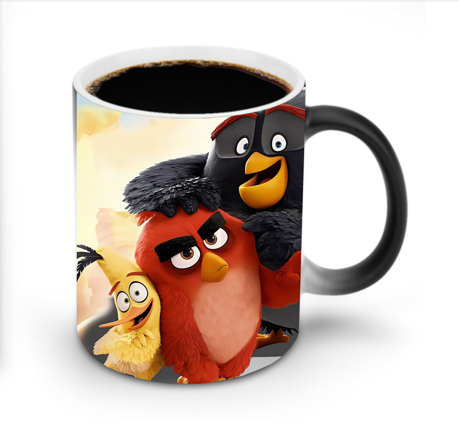 （画像用） Angry Birds アングリーバード 温度変色マグカップ