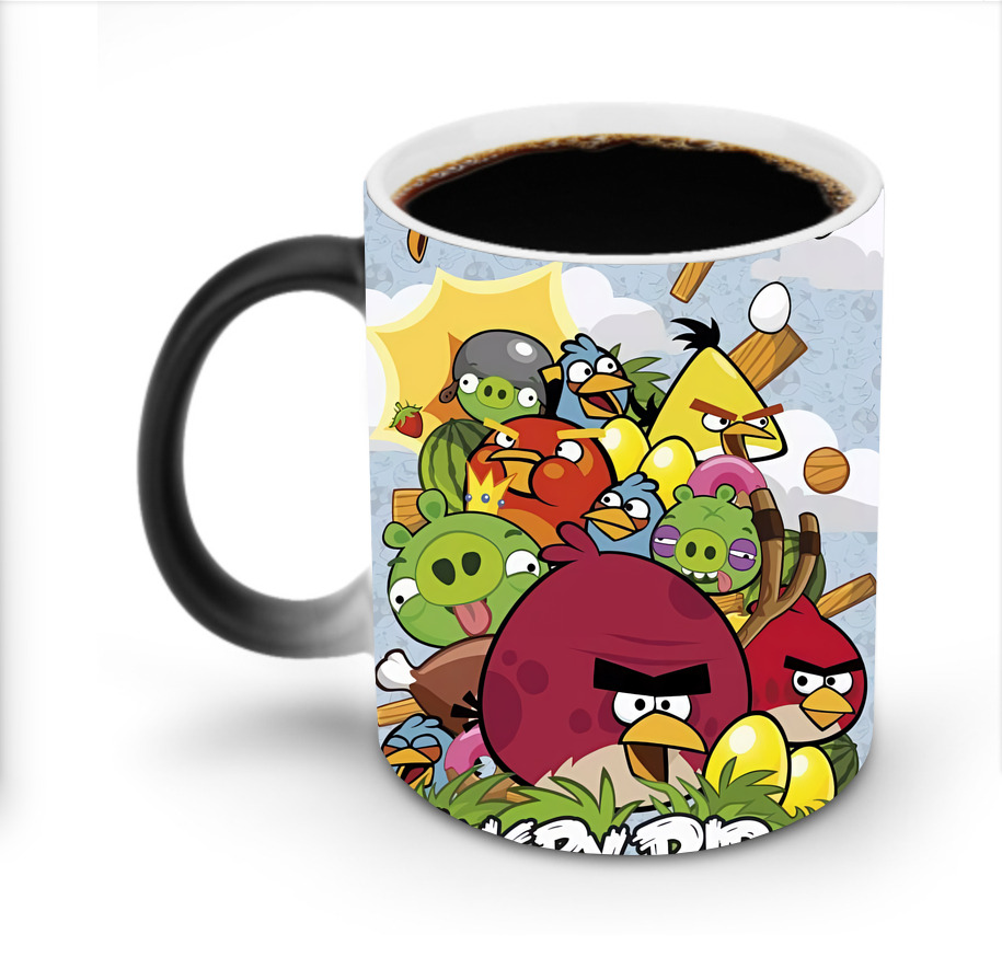 （画像用） Angry Birds アングリーバード 温度変色マグカップ