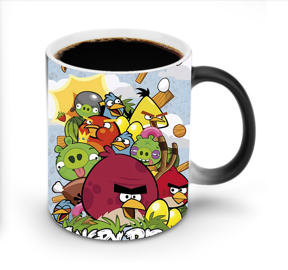 （画像用） Angry Birds アングリーバード 温度変色マグカップ