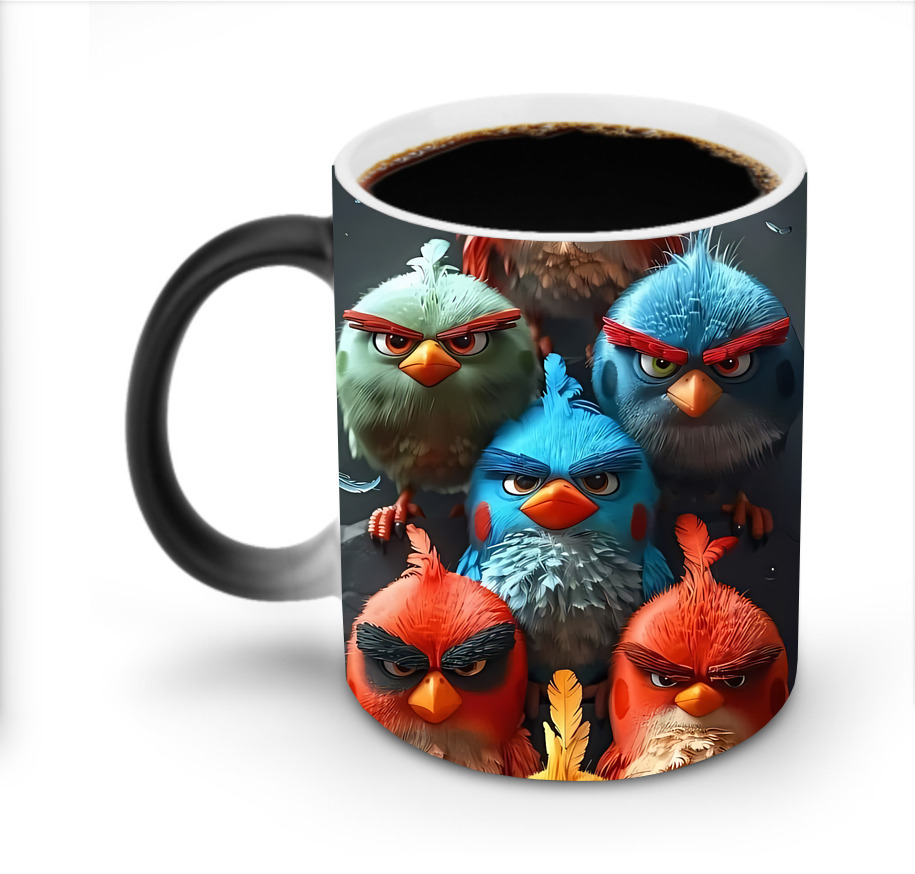 （画像用） Angry Birds アングリーバード 温度変色マグカップ