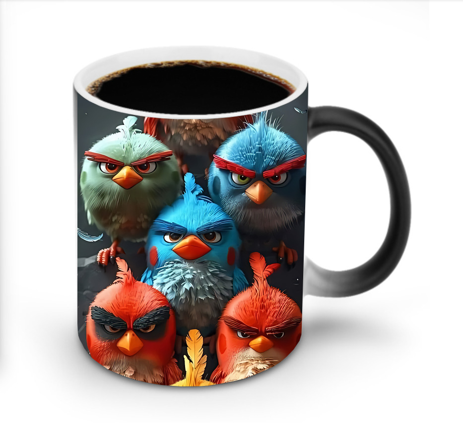 （画像用） Angry Birds アングリーバード 温度変色マグカップ
