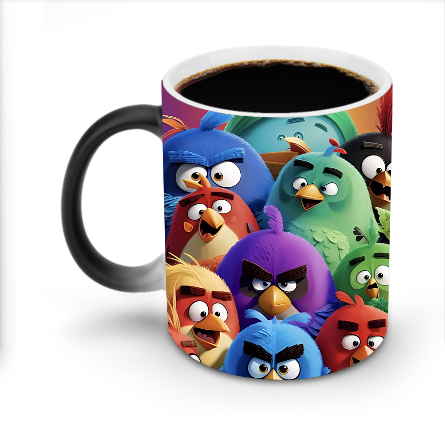 （画像用） Angry Birds アングリーバード 温度変色マグカップ