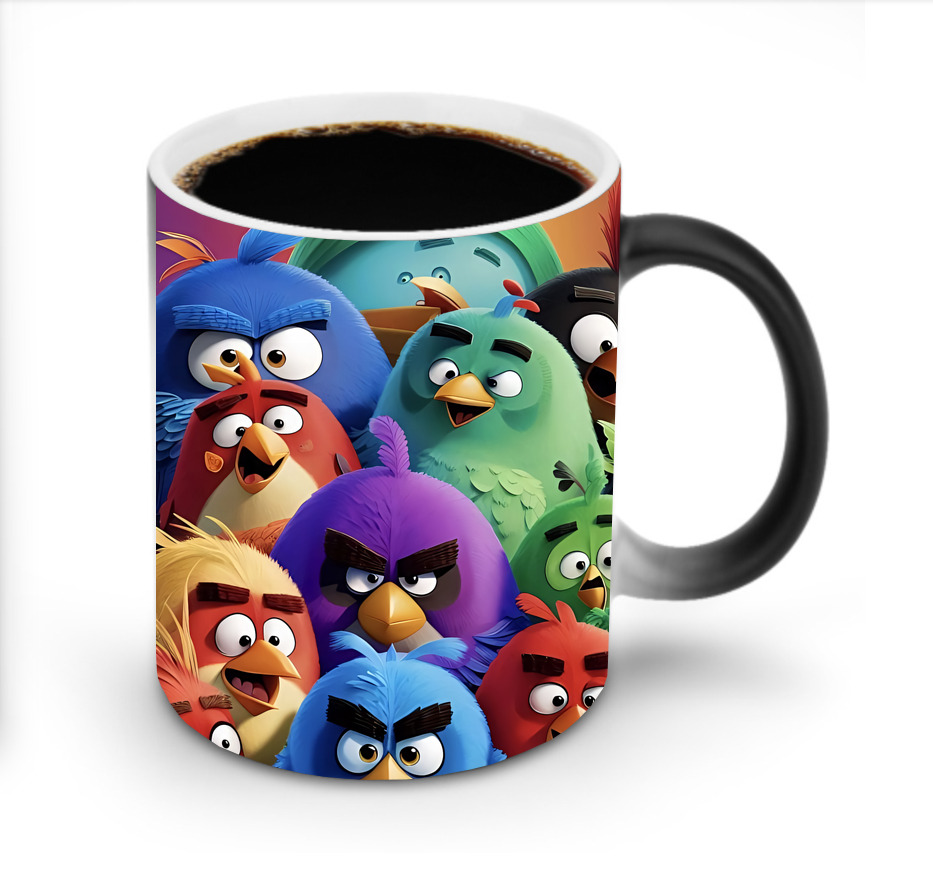 （画像用） Angry Birds アングリーバード 温度変色マグカップ