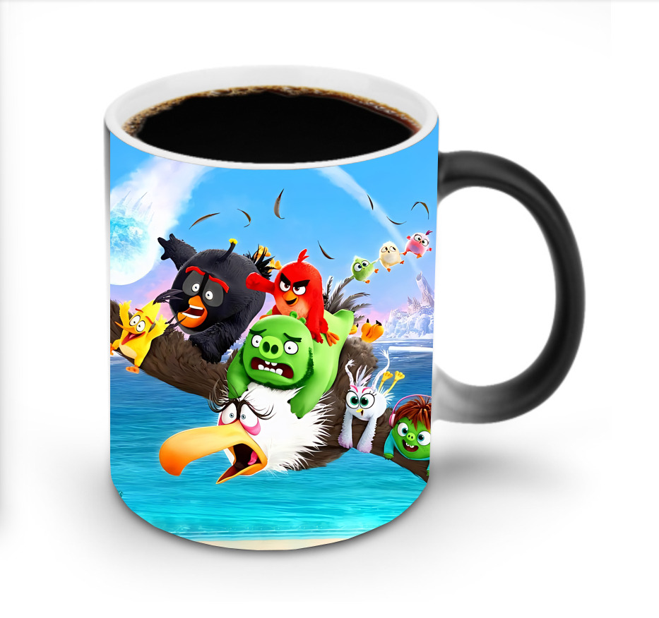 （画像用） Angry Birds アングリーバード 温度変色マグカップ
