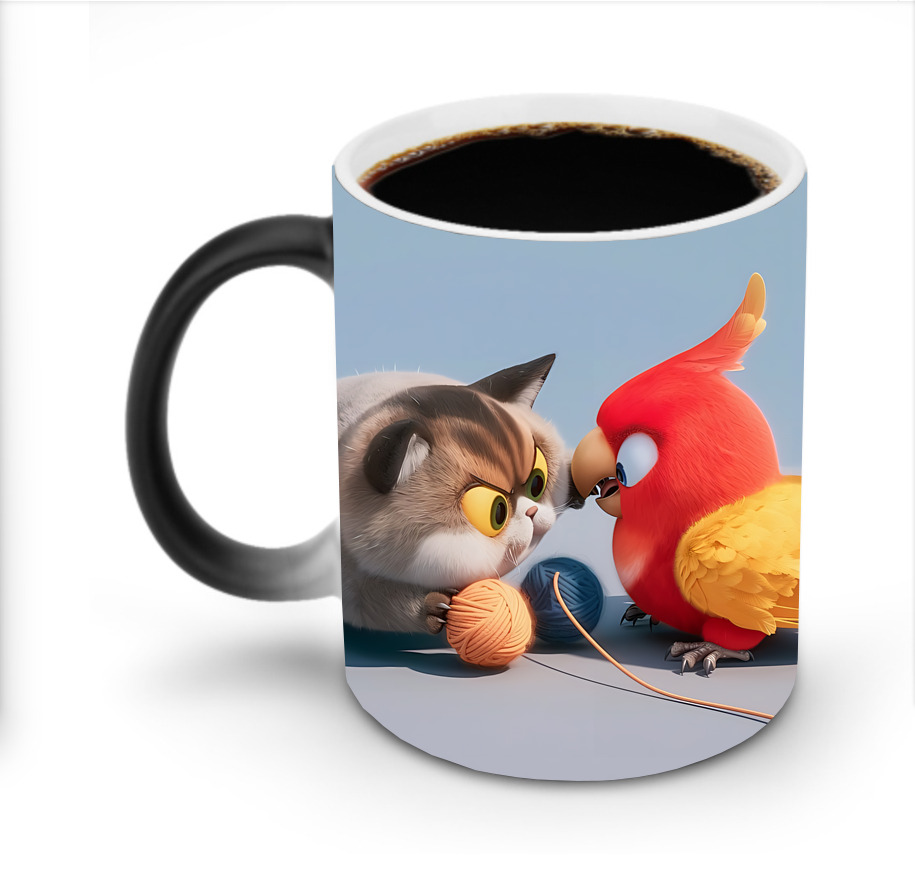 （画像用） Angry Birds アングリーバード 温度変色マグカップ