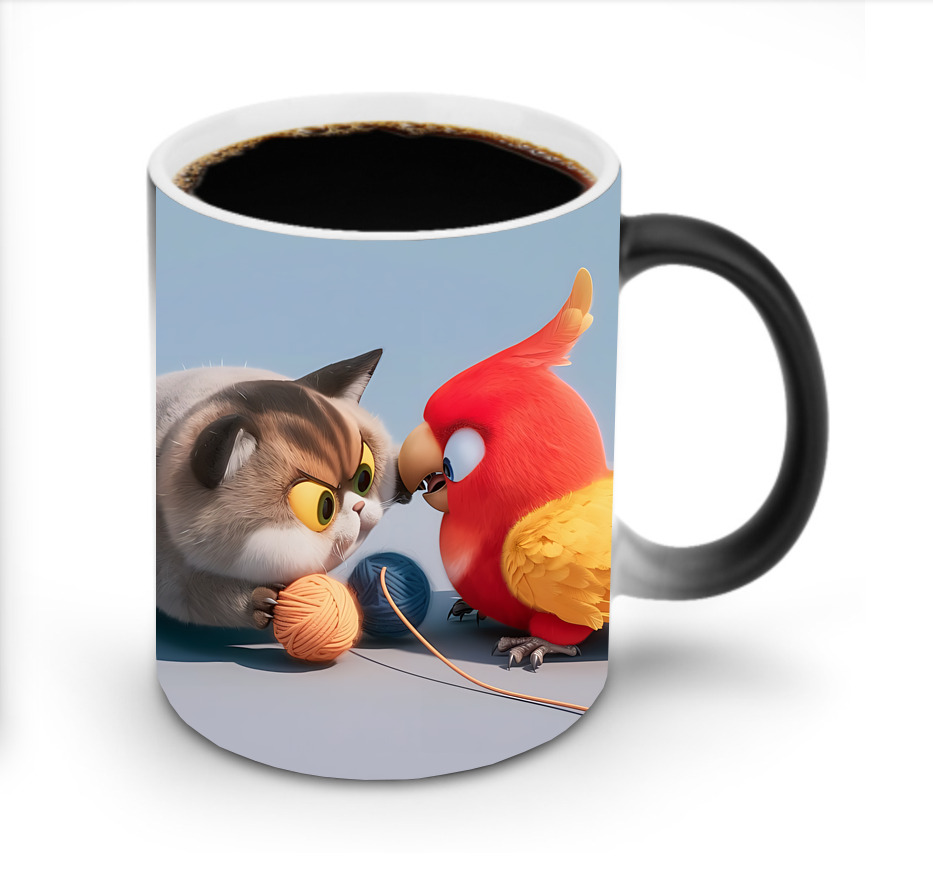 （画像用） Angry Birds アングリーバード 温度変色マグカップ