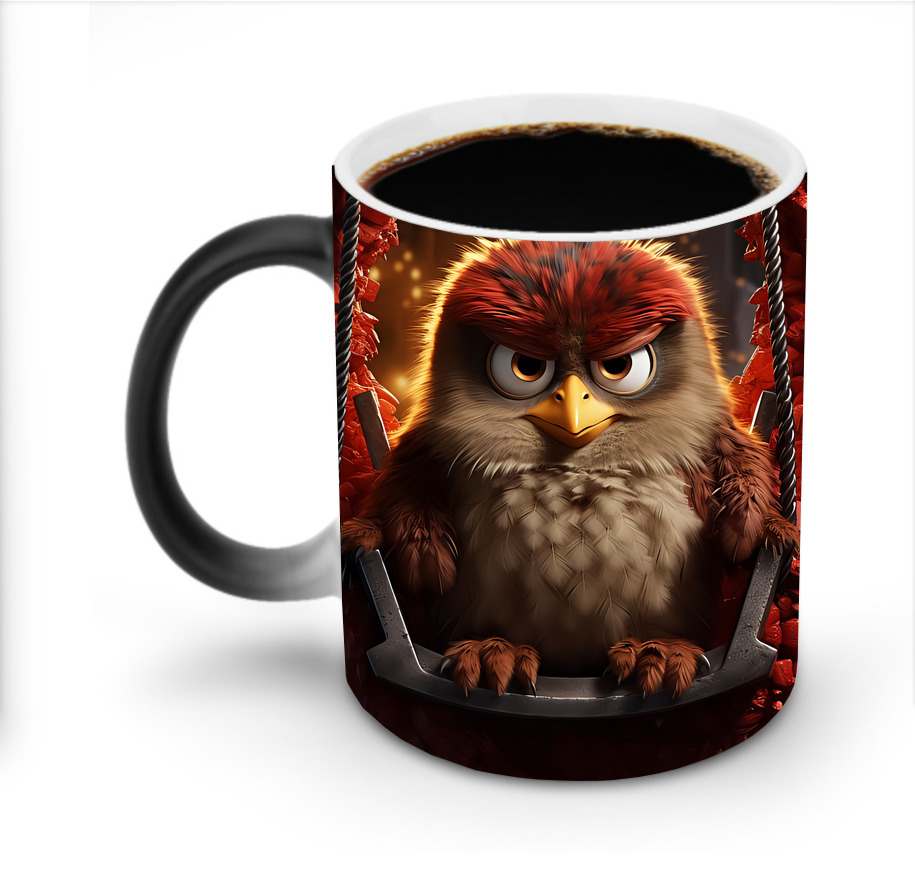 （画像用） Angry Birds アングリーバード 温度変色マグカップ