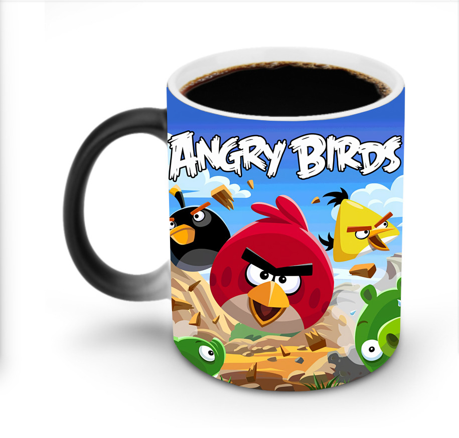 （画像用） Angry Birds アングリーバード 温度変色マグカップ