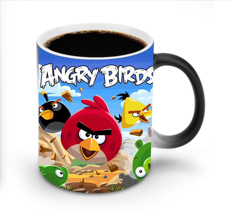 （画像用） Angry Birds アングリーバード 温度変色マグカップ