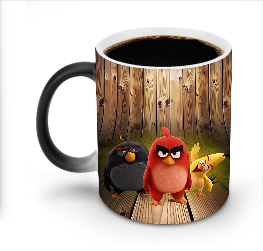 （画像用） Angry Birds アングリーバード 温度変色マグカップ