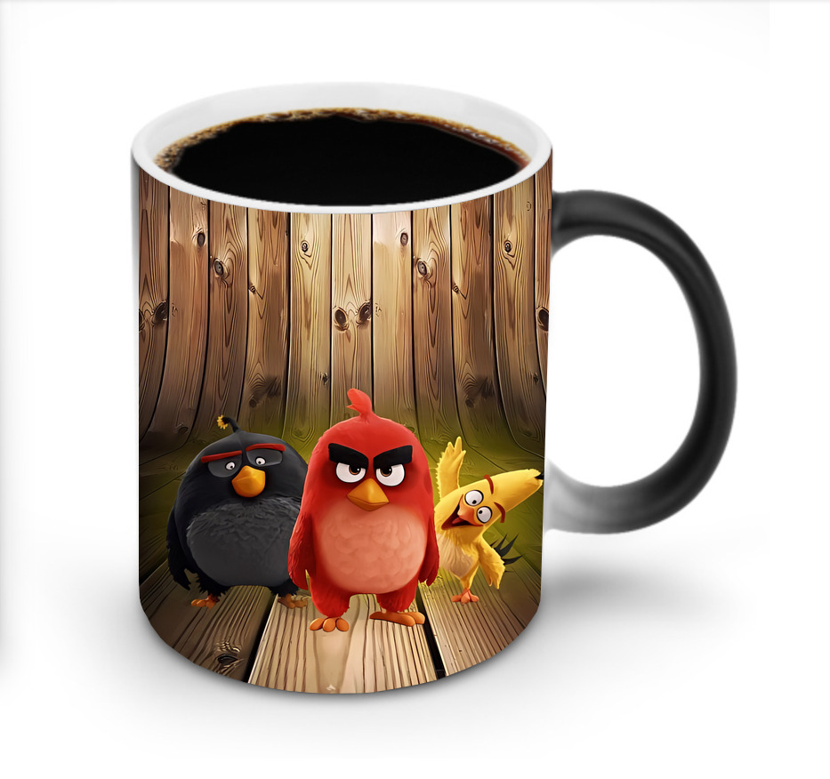 （画像用） Angry Birds アングリーバード 温度変色マグカップ
