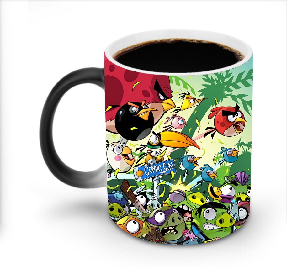 （画像用） Angry Birds アングリーバード 温度変色マグカップ