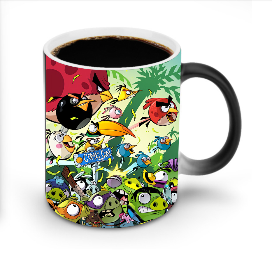 （画像用） Angry Birds アングリーバード 温度変色マグカップ
