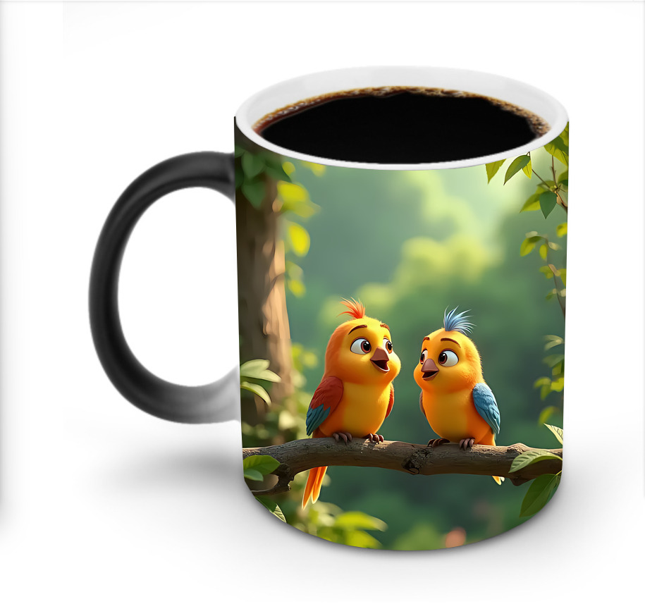 （画像用） Angry Birds アングリーバード 温度変色マグカップ