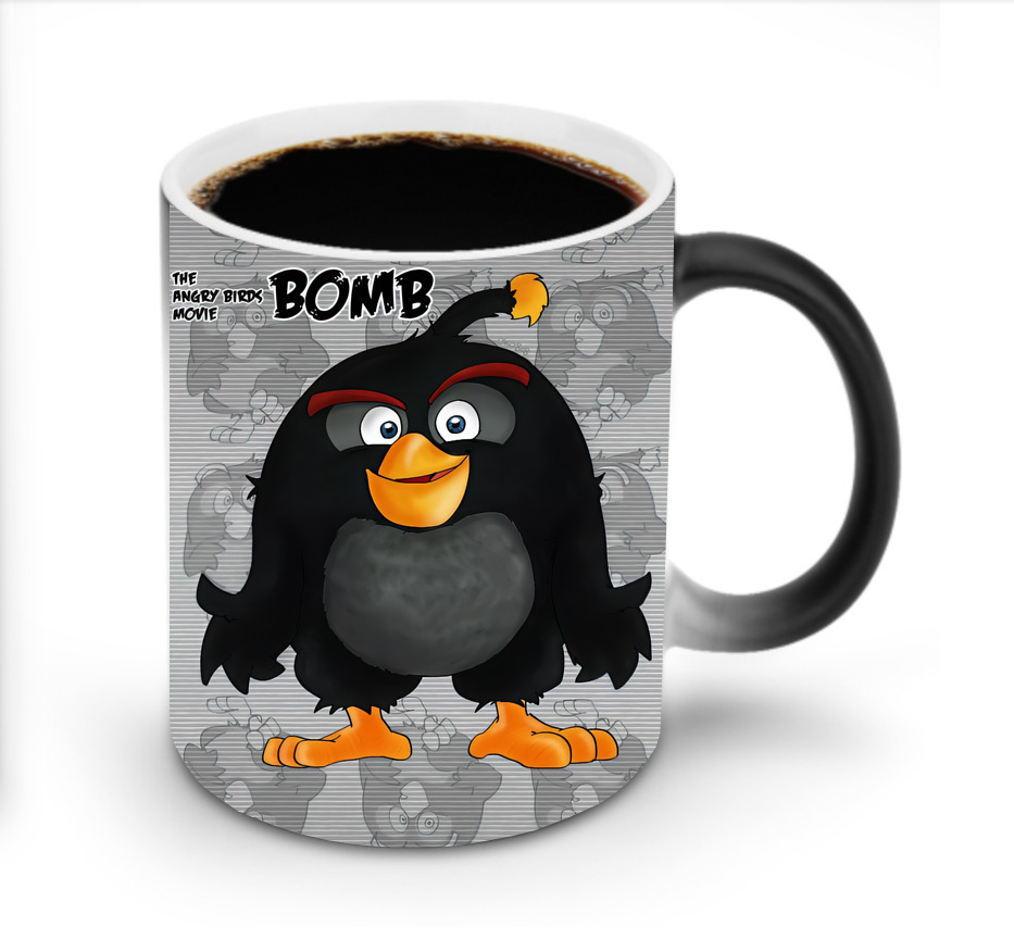 （画像用） Angry Birds アングリーバード 温度変色マグカップ