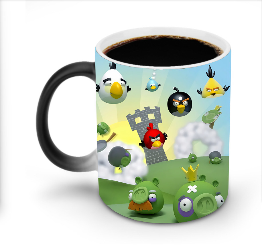 （画像用） Angry Birds アングリーバード 温度変色マグカップ