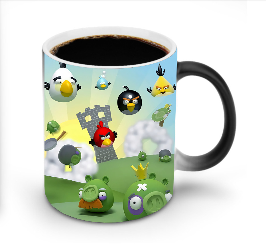 （画像用） Angry Birds アングリーバード 温度変色マグカップ
