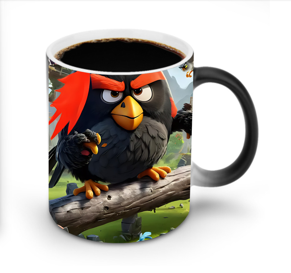 （画像用） Angry Birds アングリーバード 温度変色マグカップ