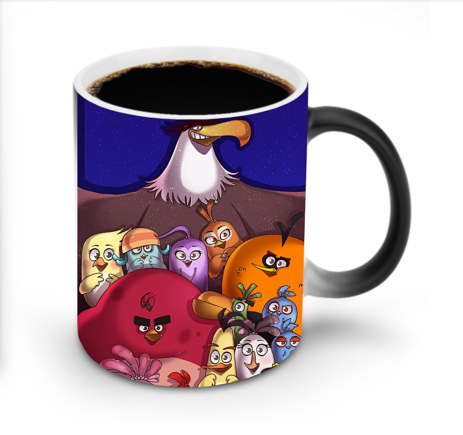 （画像用） Angry Birds アングリーバード 温度変色マグカップ