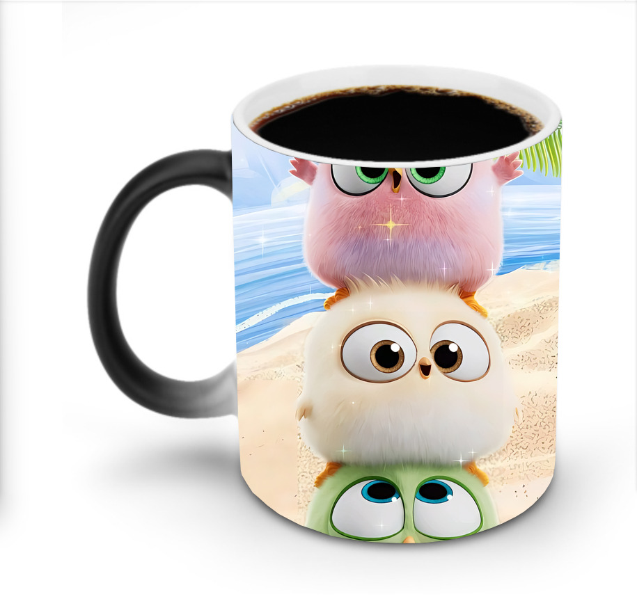 （画像用） Angry Birds アングリーバード 温度変色マグカップ