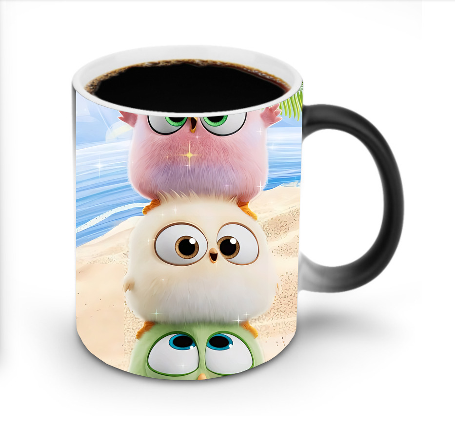 （画像用） Angry Birds アングリーバード 温度変色マグカップ