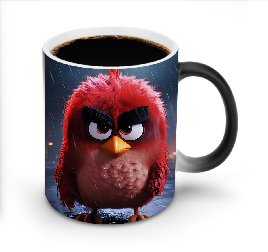 （画像用） Angry Birds アングリーバード 温度変色マグカップ