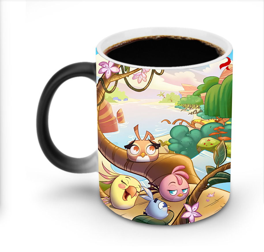 （画像用） Angry Birds アングリーバード 温度変色マグカップ
