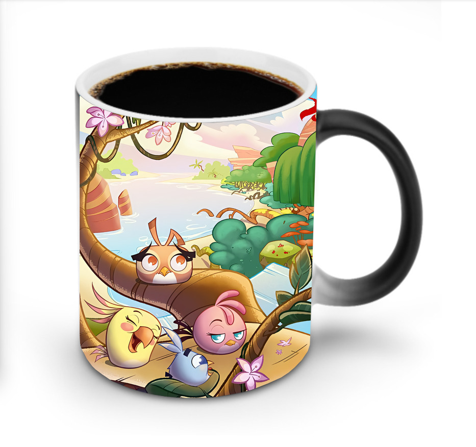 （画像用） Angry Birds アングリーバード 温度変色マグカップ
