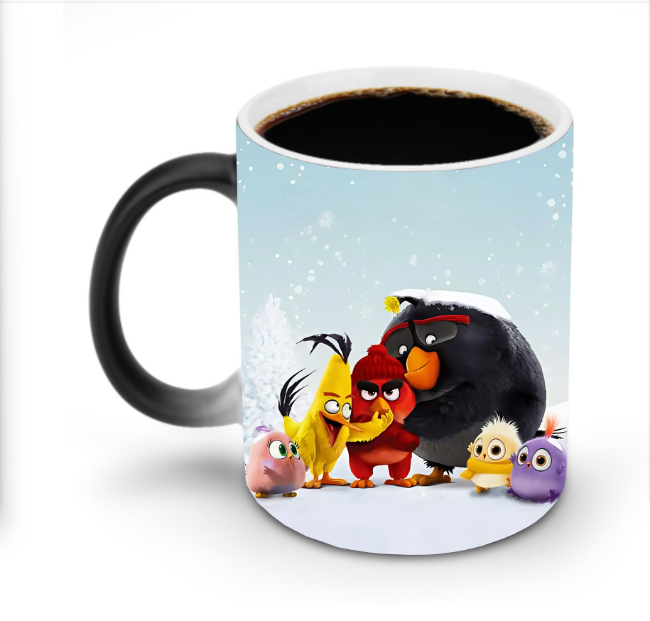 （画像用） Angry Birds アングリーバード 温度変色マグカップ