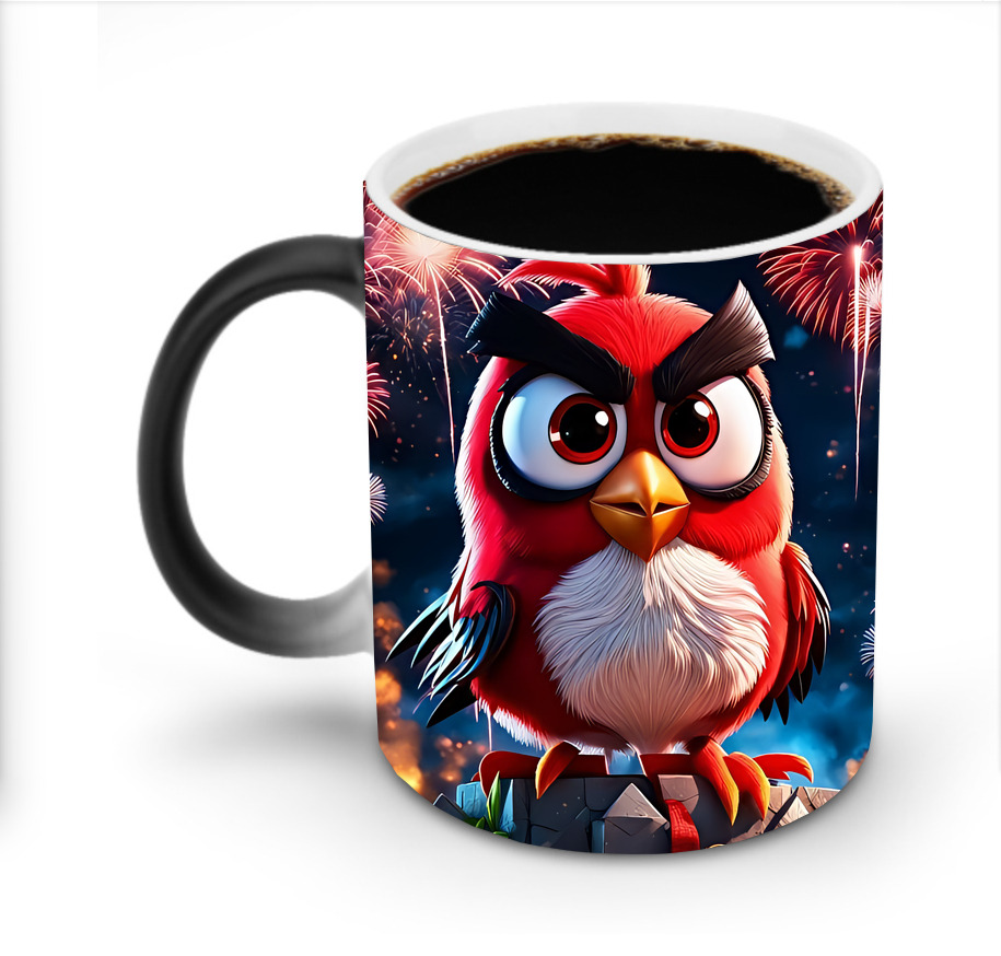 （画像用） Angry Birds アングリーバード 温度変色マグカップ