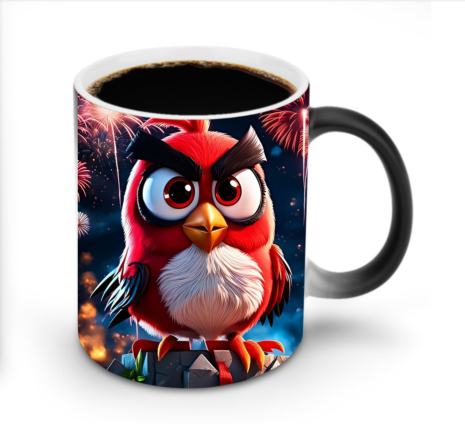 （画像用） Angry Birds アングリーバード 温度変色マグカップ