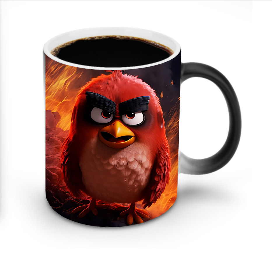 （画像用） Angry Birds アングリーバード 温度変色マグカップ