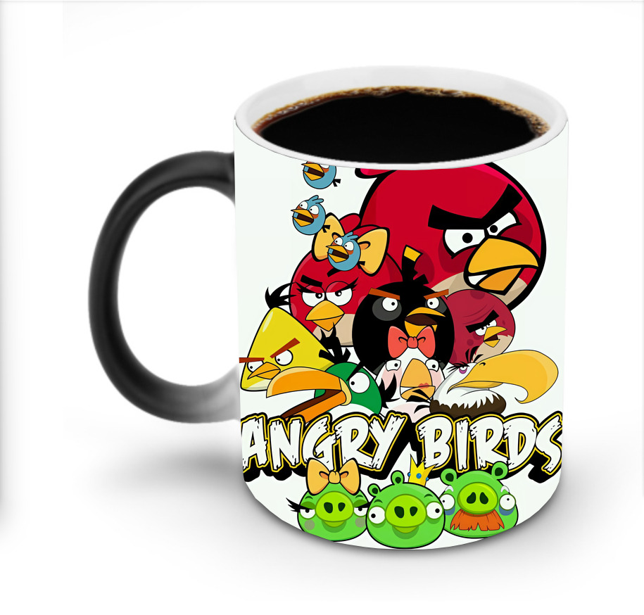 （画像用） Angry Birds アングリーバード 温度変色マグカップ