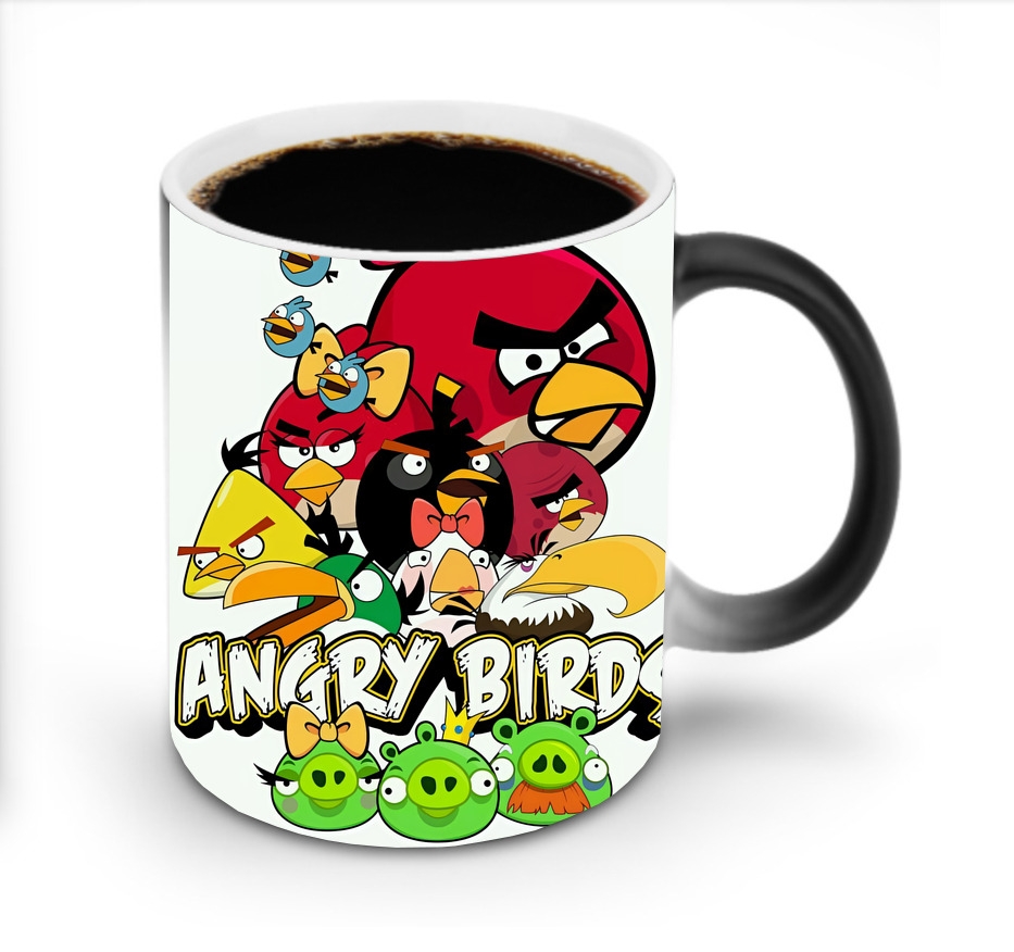 （画像用） Angry Birds アングリーバード 温度変色マグカップ