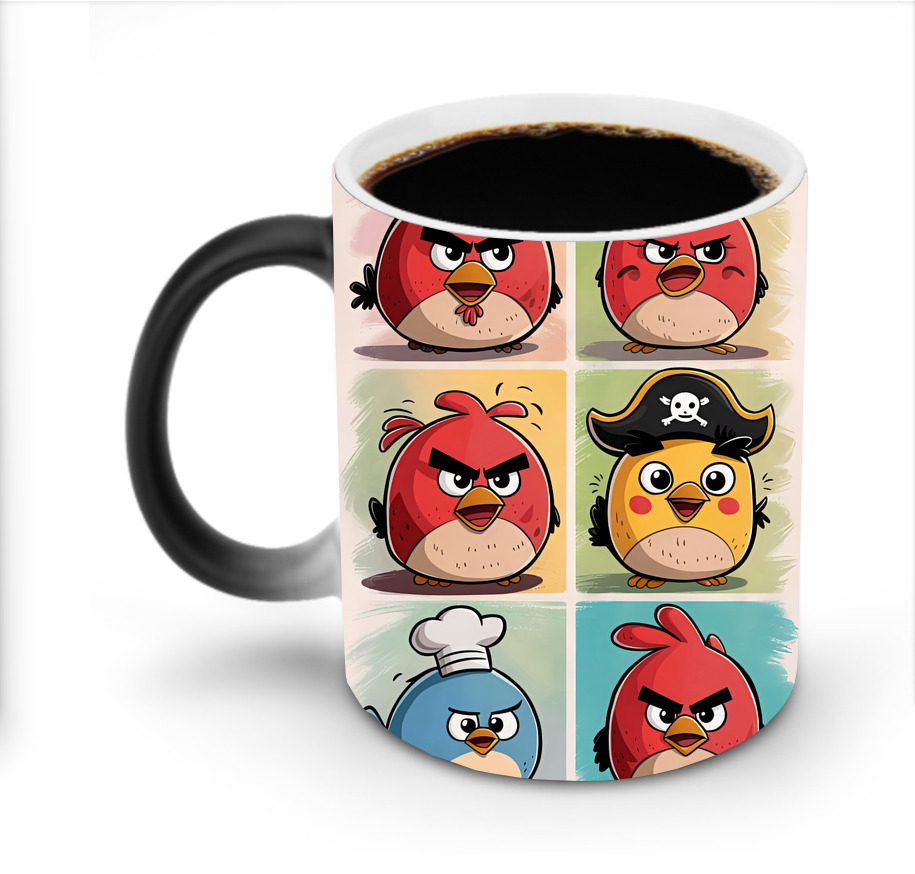 （画像用） Angry Birds アングリーバード 温度変色マグカップ