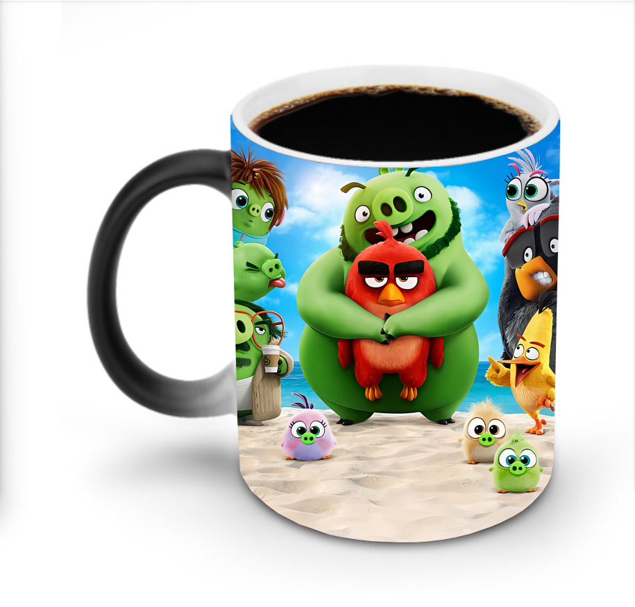（画像用） Angry Birds アングリーバード 温度変色マグカップ