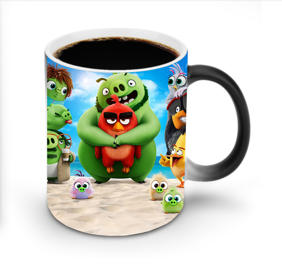 （画像用） Angry Birds アングリーバード 温度変色マグカップ