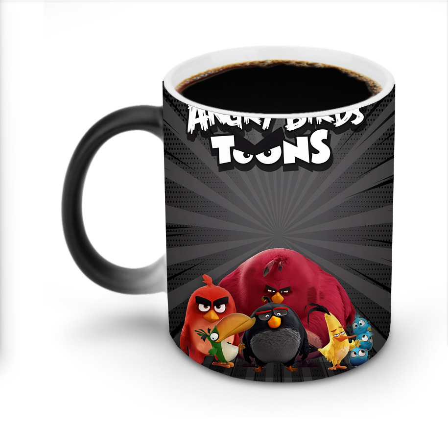 （画像用） Angry Birds アングリーバード 温度変色マグカップ