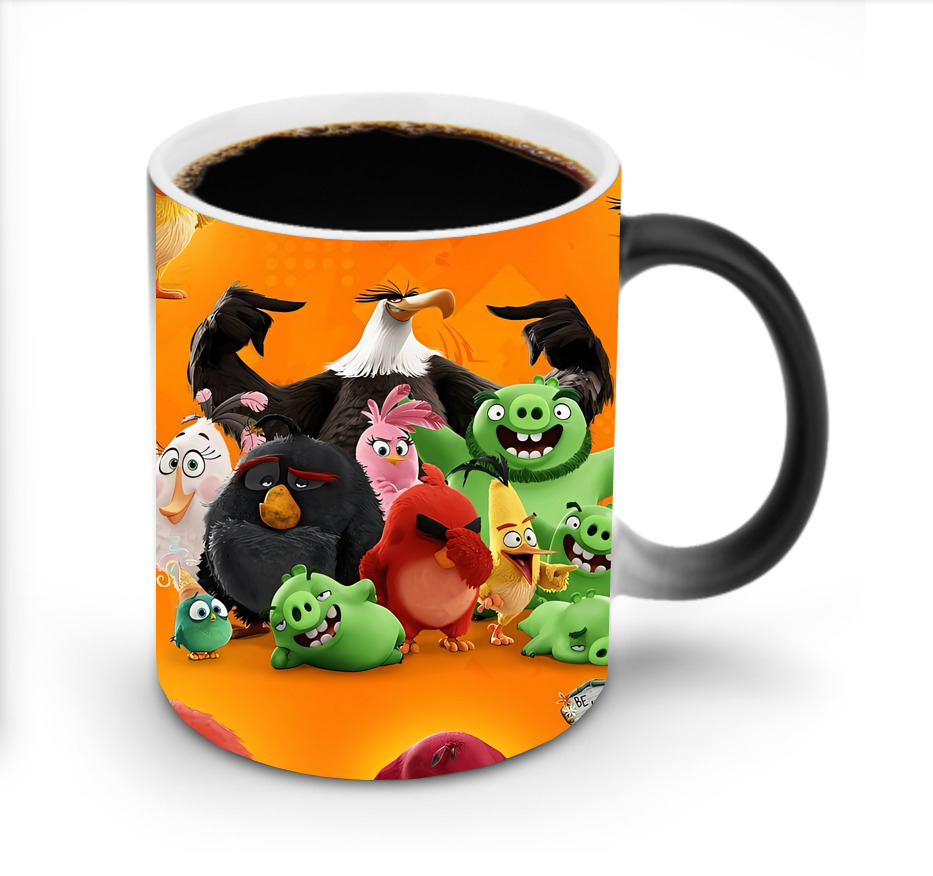 （画像用） Angry Birds アングリーバード 温度変色マグカップ