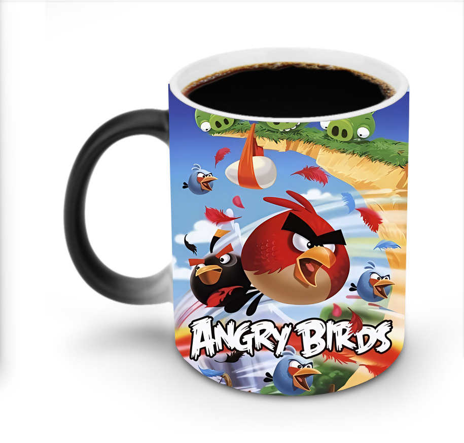 （画像用） Angry Birds アングリーバード 温度変色マグカップ