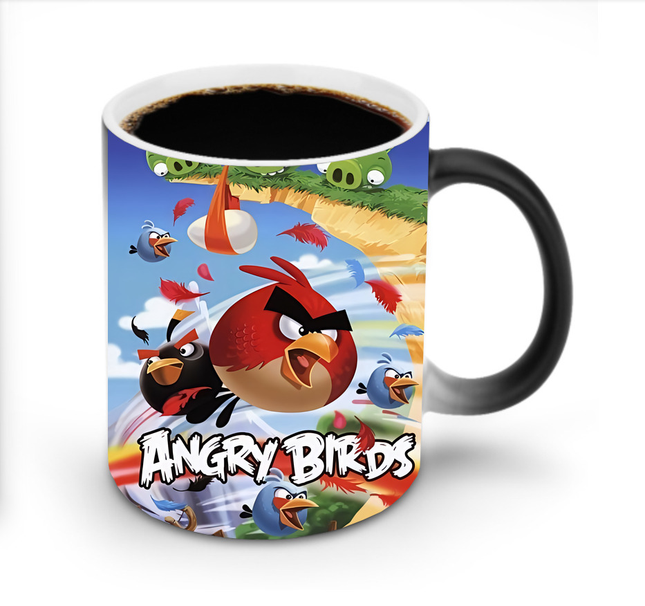 （画像用） Angry Birds アングリーバード 温度変色マグカップ