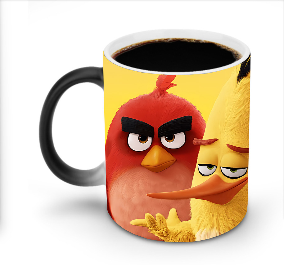 （画像用） Angry Birds アングリーバード 温度変色マグカップ