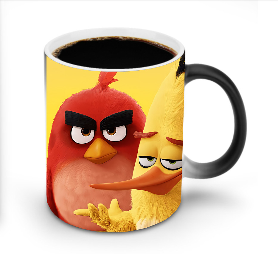 （画像用） Angry Birds アングリーバード 温度変色マグカップ