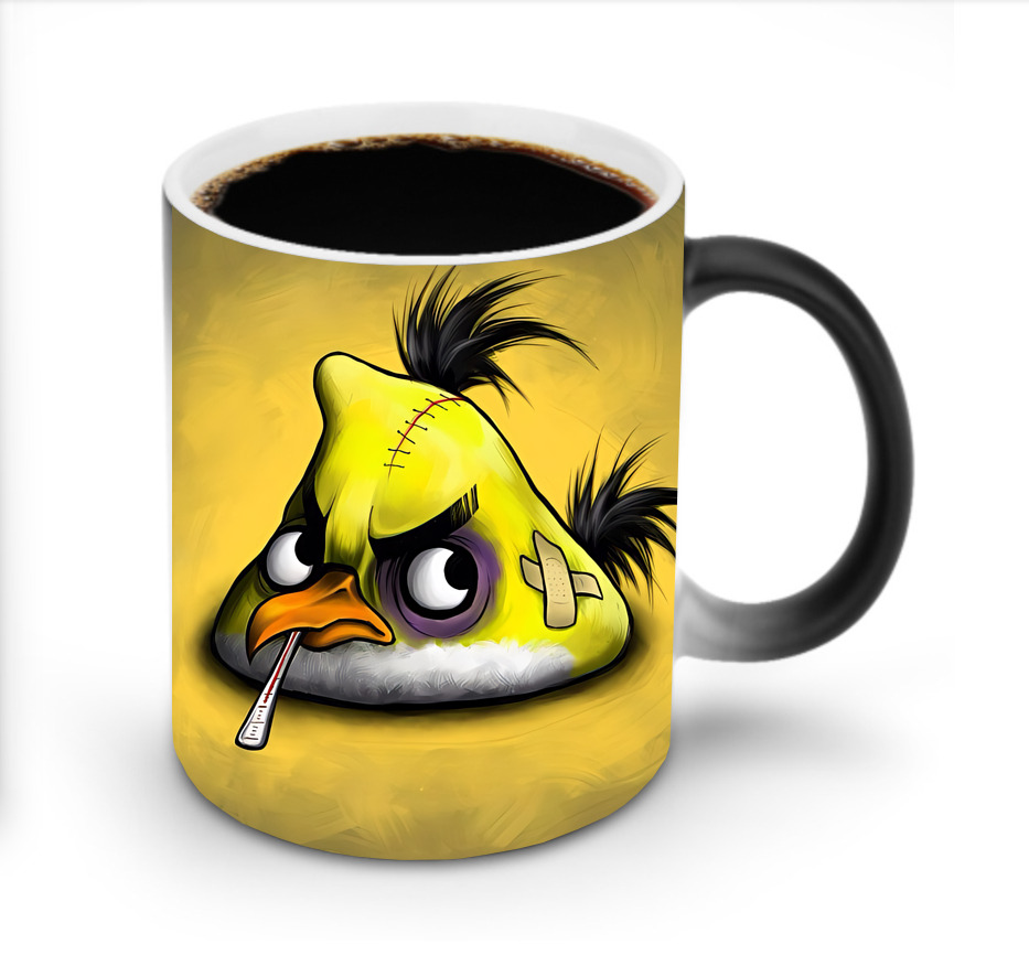 （画像用） Angry Birds アングリーバード 温度変色マグカップ